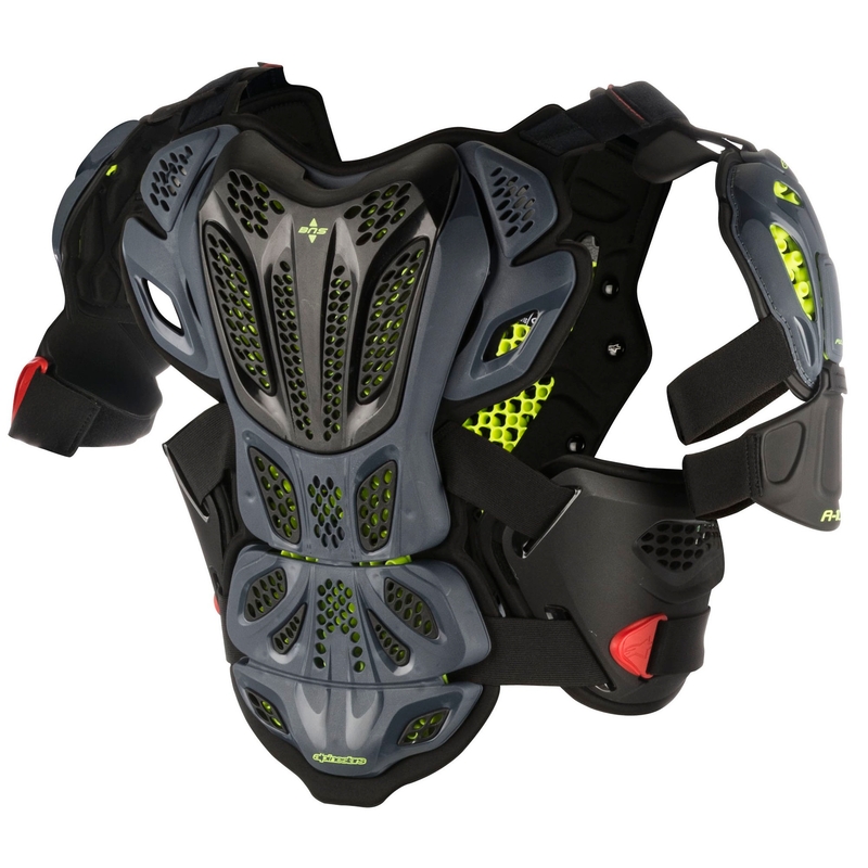 Alpinestars A-10 Štitnik za tijelo Black-Red-Fluo Yellow rasprodaja