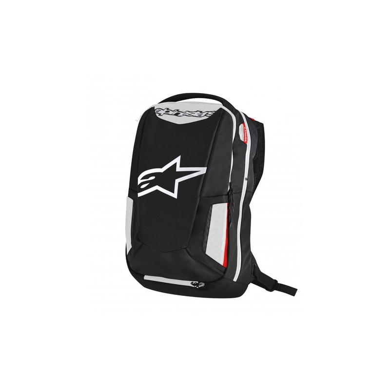 Alpinestars City Hunter ruksak crno-bijelo-crveni