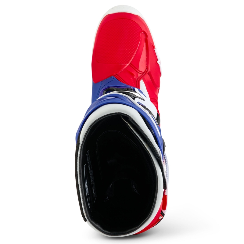 Alpinestars Tech 10 Limited Edition FORTITUDE motociklističke čizme bijelo-plavo-crvene
