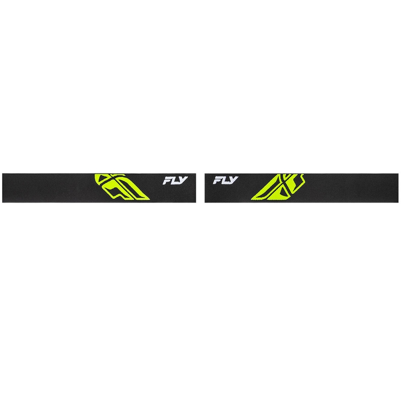 Fly Racing Focus dječje motokros naočale crno-fluo zelene s prozirnim staklom