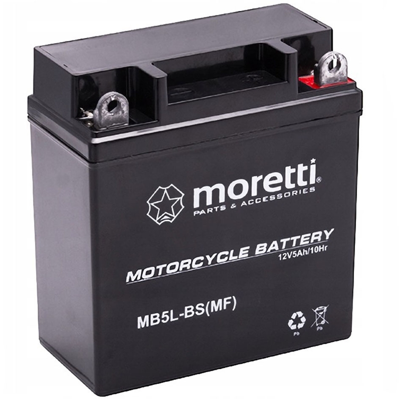 Gel baterija bez održavanja Moretti MB5L-BS, 12V 5Ah bez voltmetra