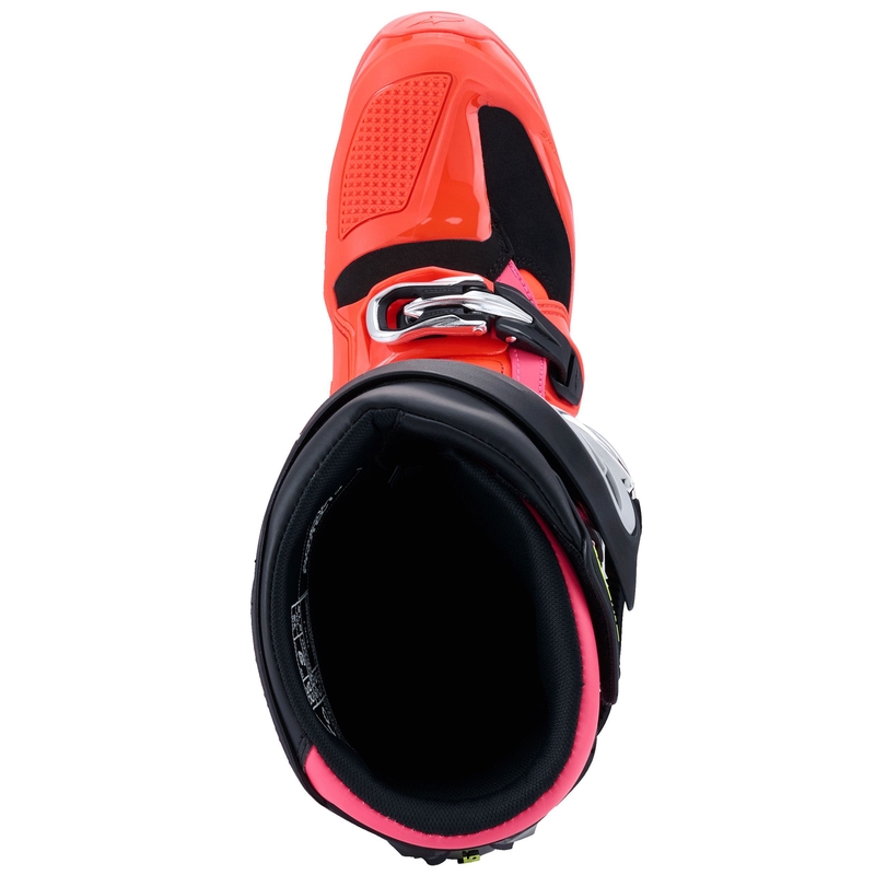 Alpinestars Tech 7 motociklističke čizme crno-fluo crveno-fluo roza
