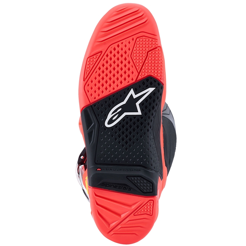 Alpinestars Tech 7 motociklističke čizme crno-fluo crveno-fluo roza
