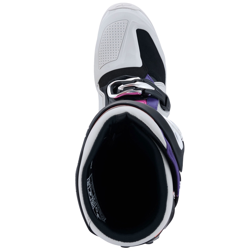 Alpinestars Tech 7 motociklističke čizme crne-svijetlo sive-fluo narančaste-gradijentne