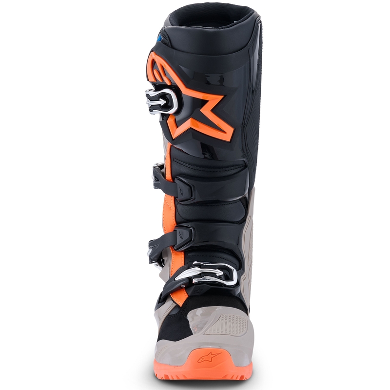 Alpinestars Tech 7 Enduro motociklističke čizme crne-tamno sive-fluo narančaste