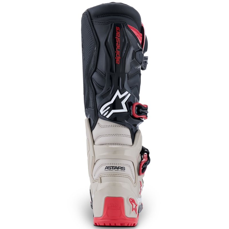 Alpinestars Tech 7 Enduro motociklističke čizme crno-svijetlosivo-crvene