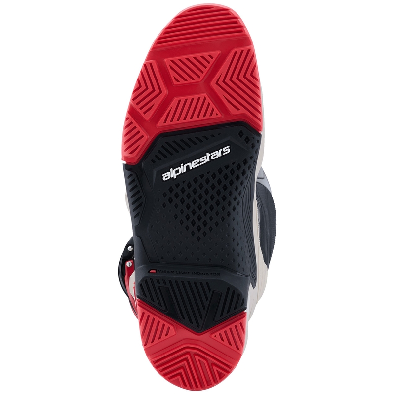Alpinestars Tech 7 Enduro motociklističke čizme crno-svijetlosivo-crvene
