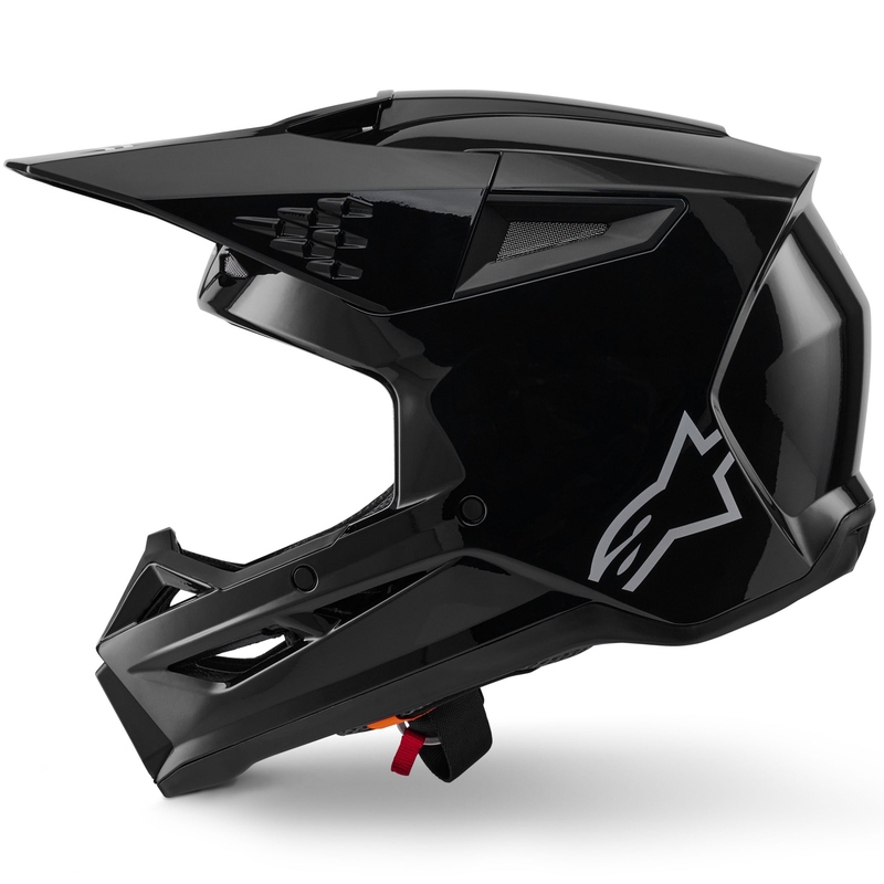 Alpinestars S-M3 Solid motokros kaciga crna