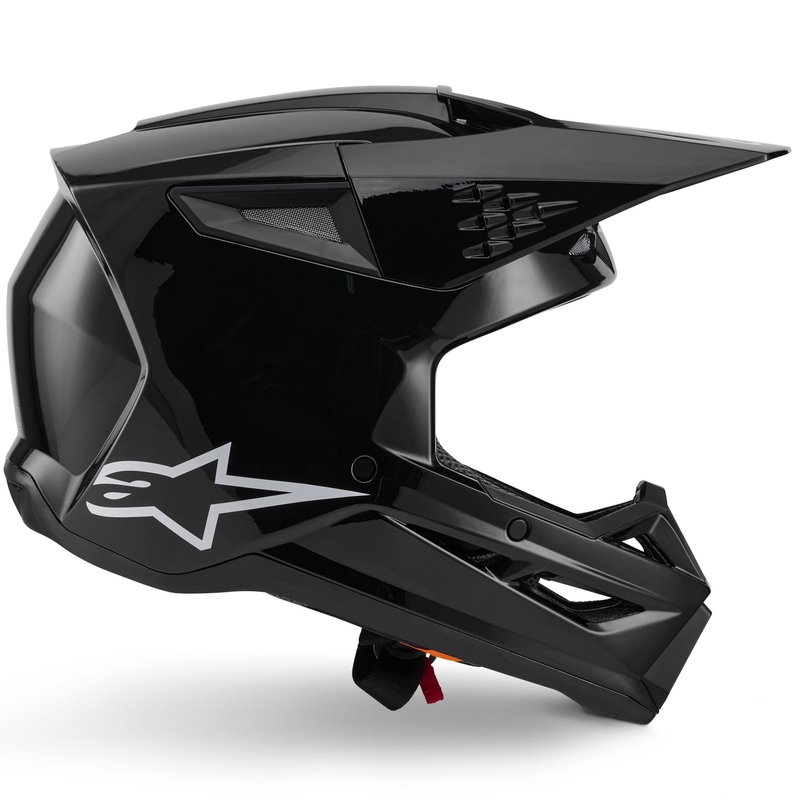 Alpinestars S-M3 Solid motokros kaciga crna