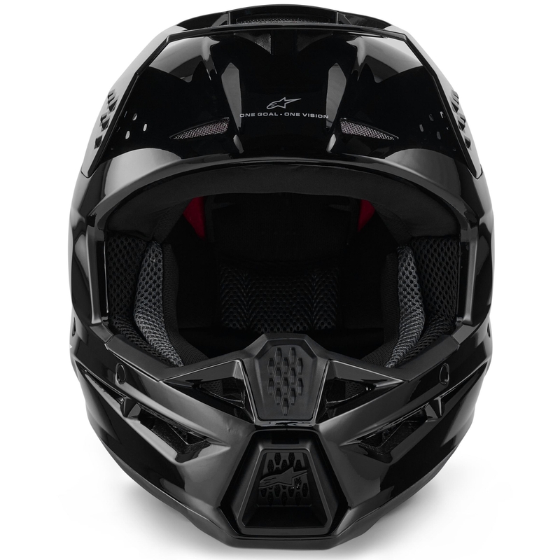 Alpinestars S-M3 Solid motokros kaciga crna