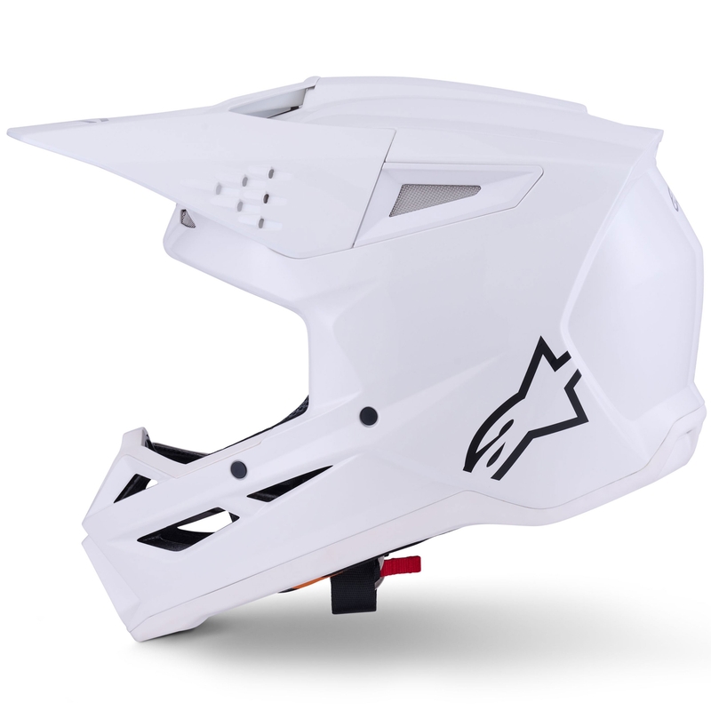 Alpinestars S-M3 Solid motokros kaciga bijela
