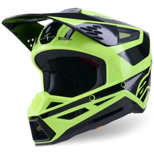 Alpinestars S-M3 Heat motocross kaciga fluo žuto-crna