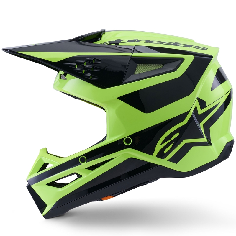 Alpinestars S-M3 Heat motocross kaciga fluo žuto-crna