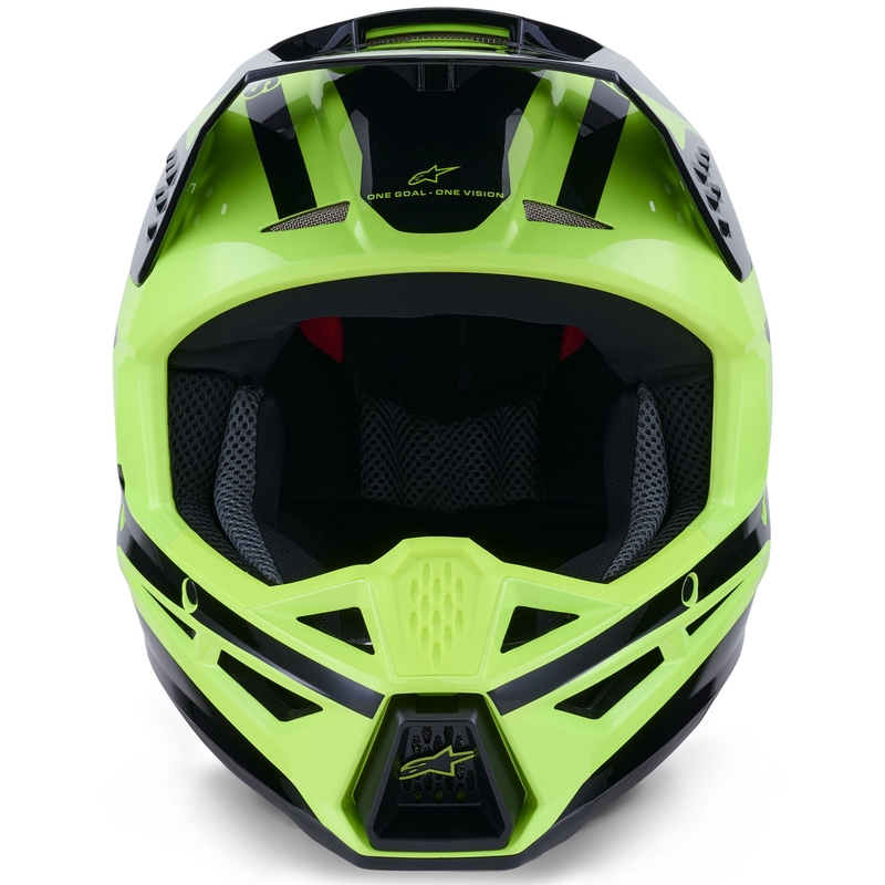 Alpinestars S-M3 Heat motocross kaciga fluo žuto-crna