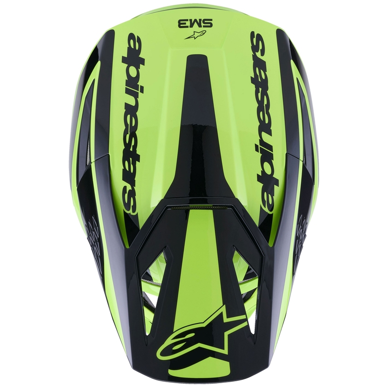 Alpinestars S-M3 Heat motocross kaciga fluo žuto-crna