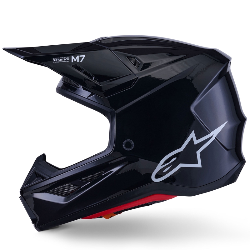 Alpinestars SM7 Solid motokros kaciga crna