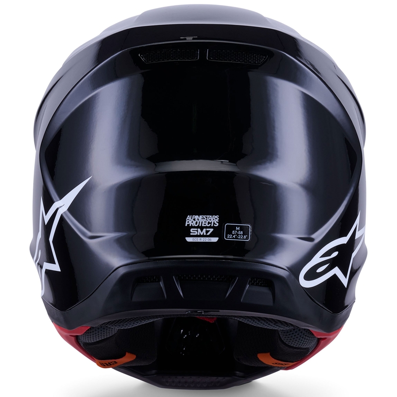 Alpinestars SM7 Solid motokros kaciga crna