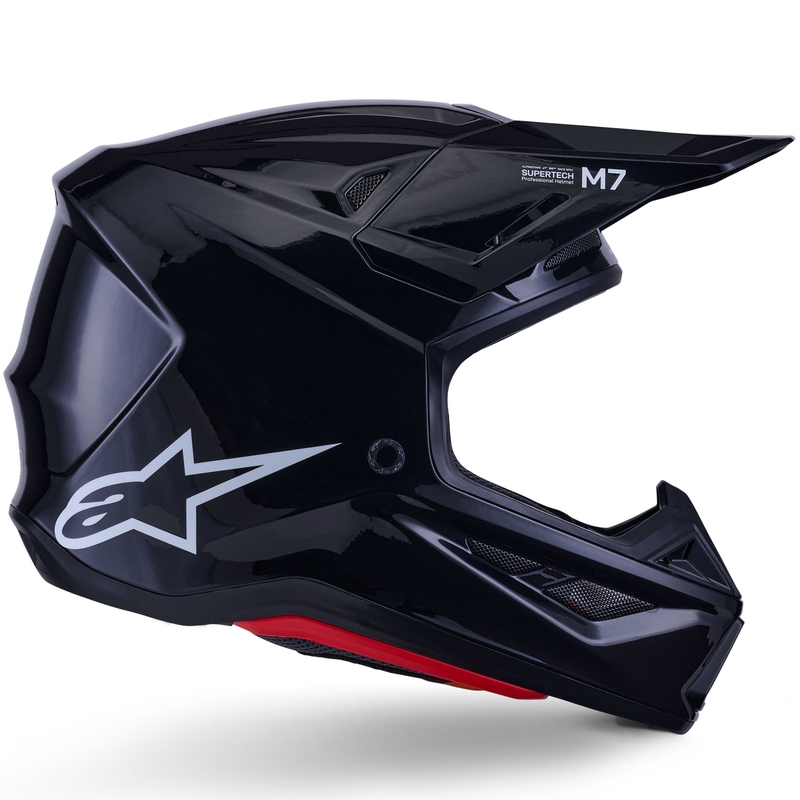Alpinestars SM7 Solid motokros kaciga crna