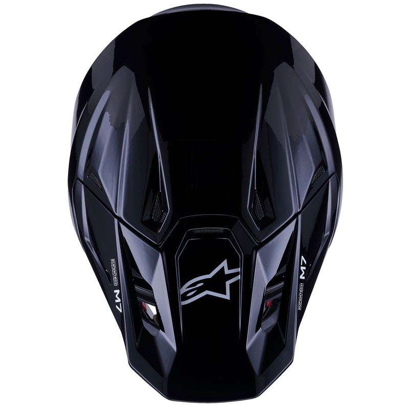 Alpinestars SM7 Solid motokros kaciga crna