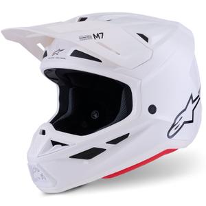 Alpinestars SM7 Solid kaciga za motokros, bijela
