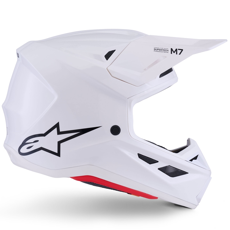 Alpinestars SM7 Solid kaciga za motokros, bijela