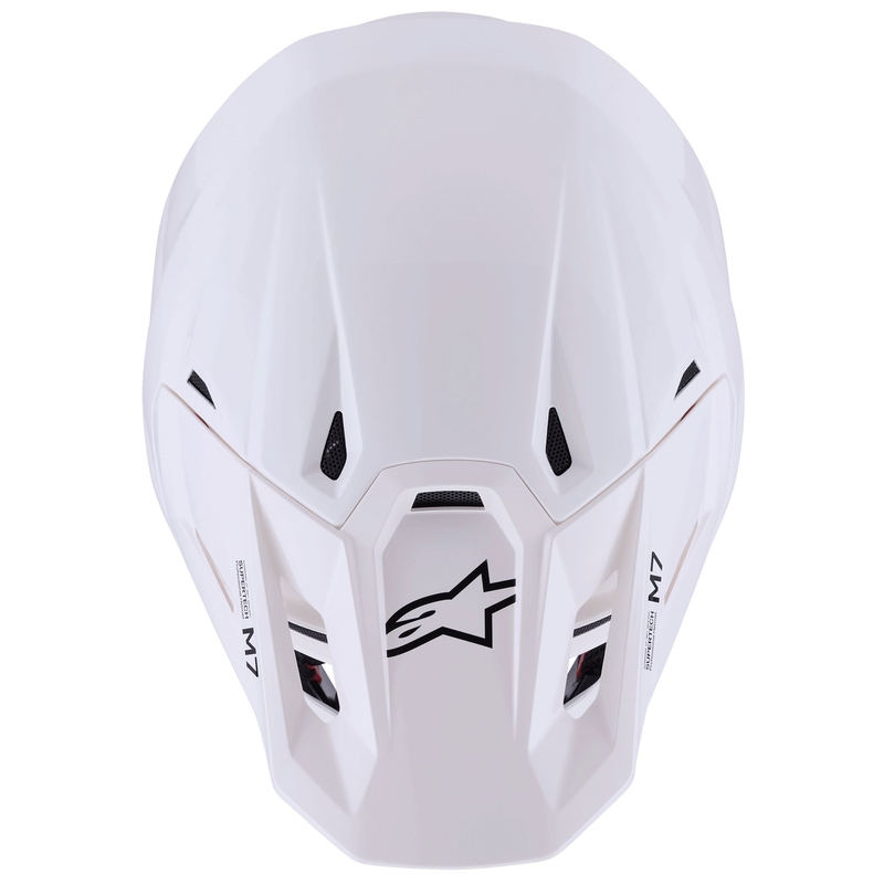 Alpinestars SM7 Solid kaciga za motokros, bijela
