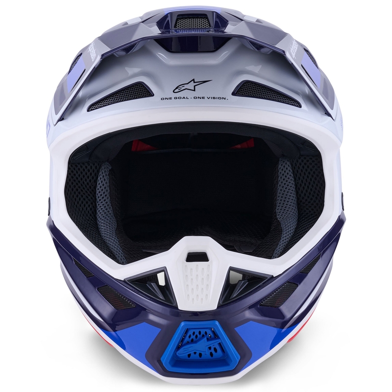 Alpinestars SM7 Rise motocross kaciga plavo-bijela