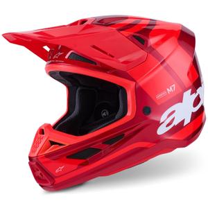 Alpinestars SM7 Core motocross kaciga crvena