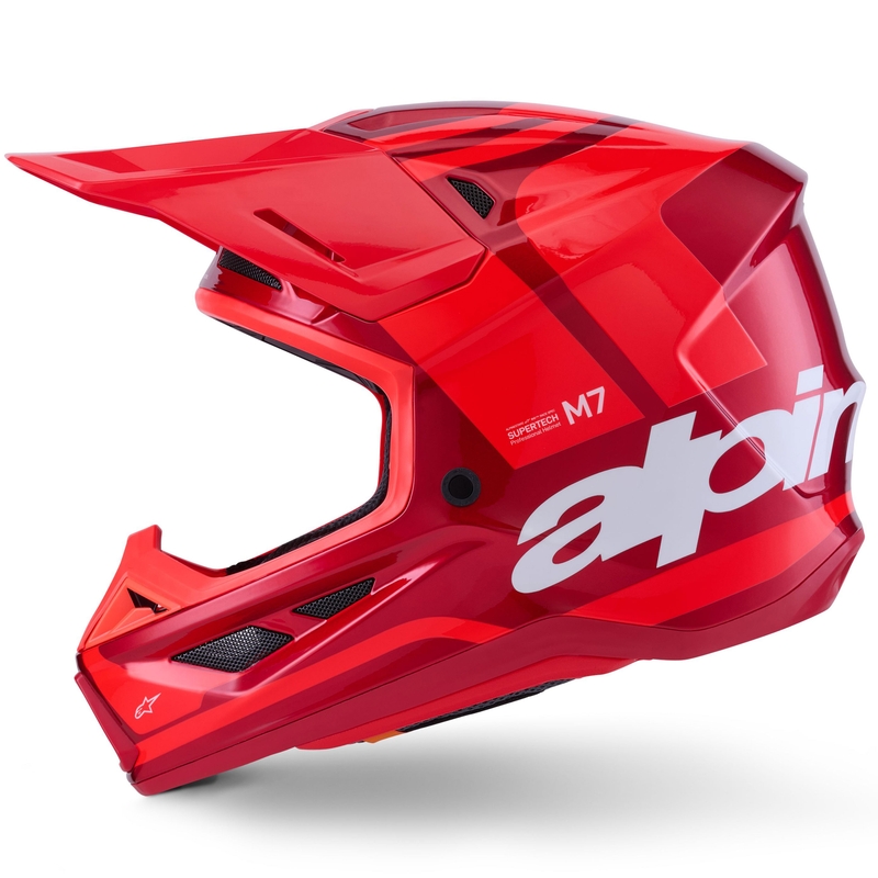 Alpinestars SM7 Core motocross kaciga crvena