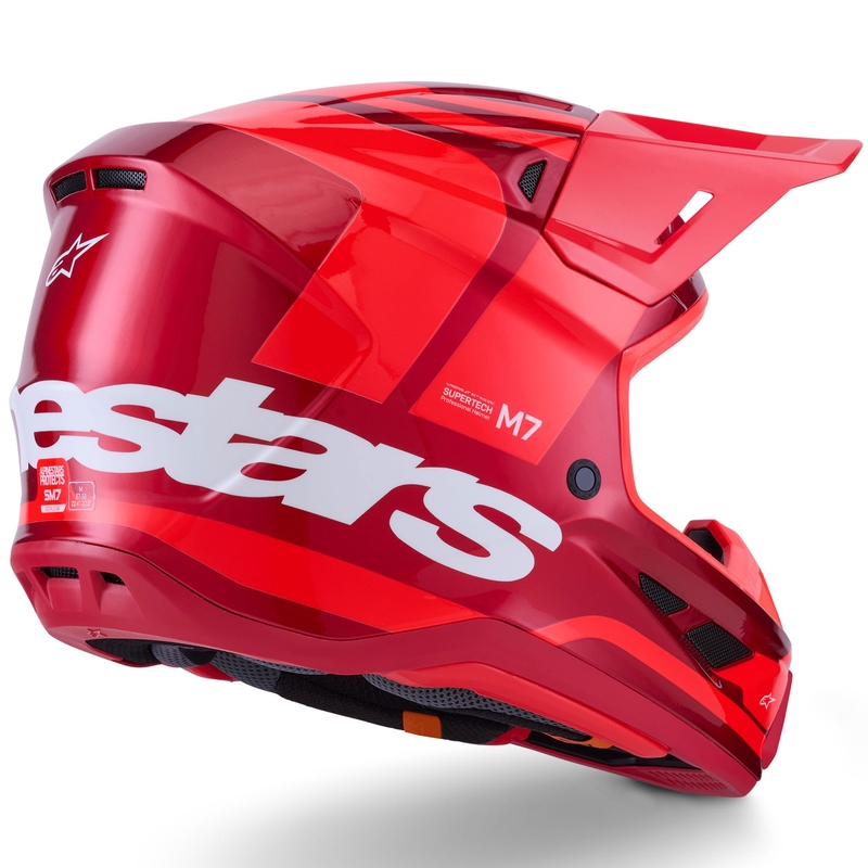Alpinestars SM7 Core motocross kaciga crvena