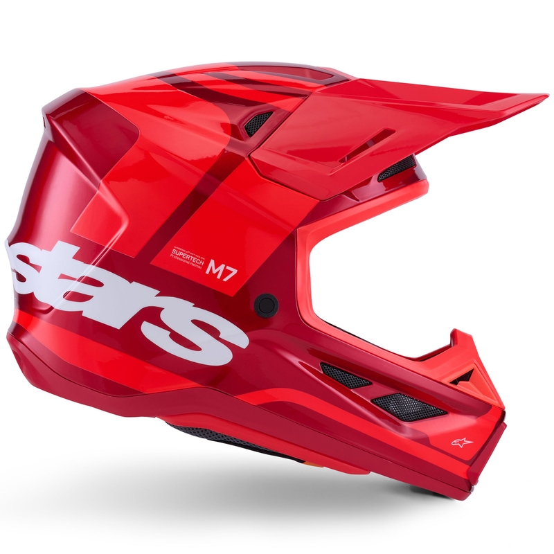 Alpinestars SM7 Core motocross kaciga crvena