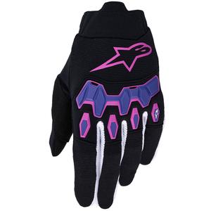 Alpinestars Full Bore V2 Motokros rukavice ljubičasto-crne
