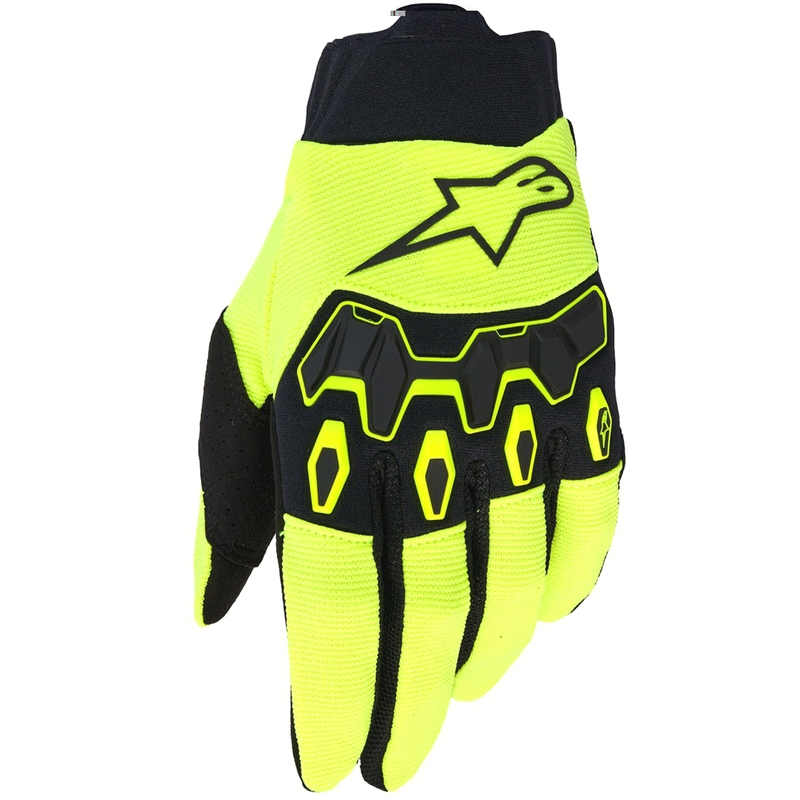 Alpinestars Full Bore V2 motocross rukavice fluo žuto-crne