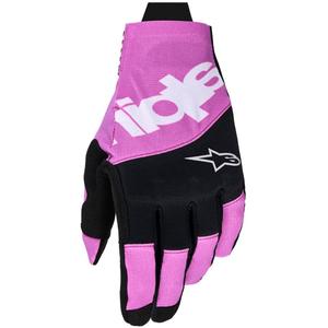 Alpinestars Techstar motocross rukavice crno-svijetlo sive-ljubičaste