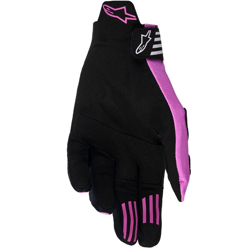Alpinestars Techstar motocross rukavice crno-svijetlo sive-ljubičaste