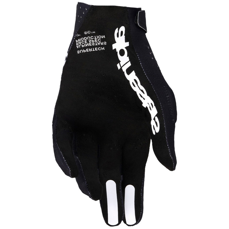 Alpinestars Supertech MX motocross rukavice crno-bijele