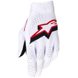 Alpinestars Supertech MX motocross rukavice bijelo-crno-crvene