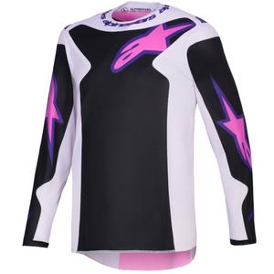 Alpinestars Fluid Grid motocross dres crno-svijetlosivo-ljubičasta