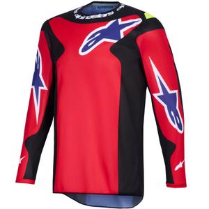 Alpinestars Fluid Grid motocross dres crveno-crno-ljubičasto-žuti