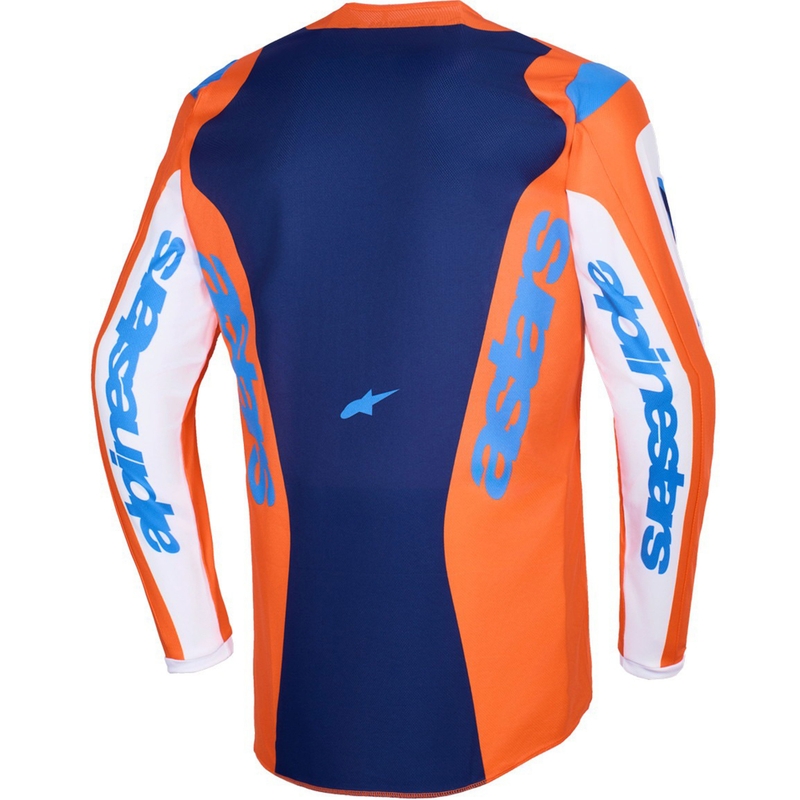 Alpinestars Fluid Grid motocross dres narančasto-plavi