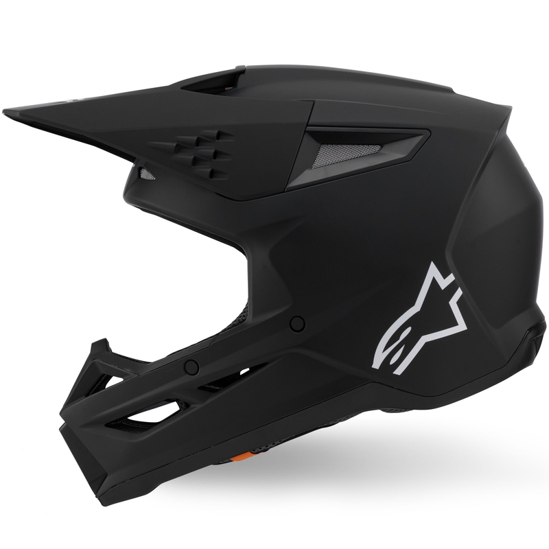 Alpinestars S-M3 Solid motocross kaciga mat crna