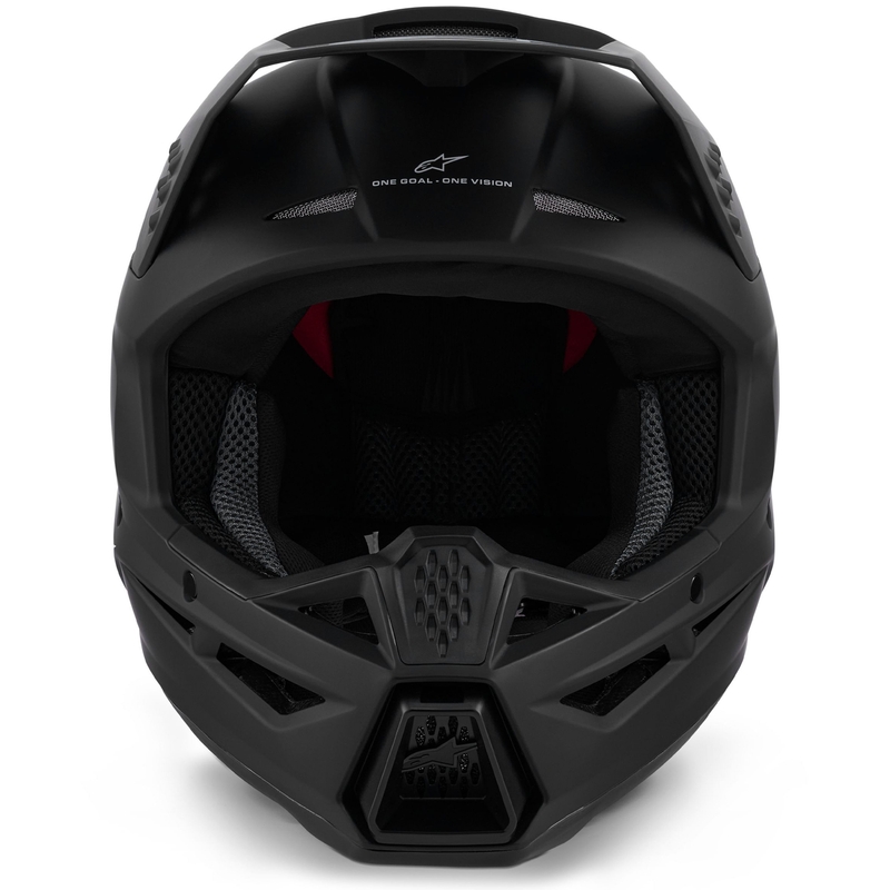 Alpinestars S-M3 Solid motocross kaciga mat crna
