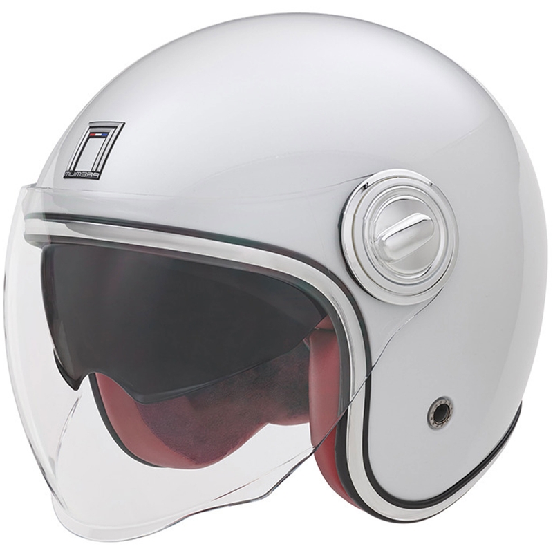 Otvorena motociklistička kaciga NOX PREMIUM Heritage bijela