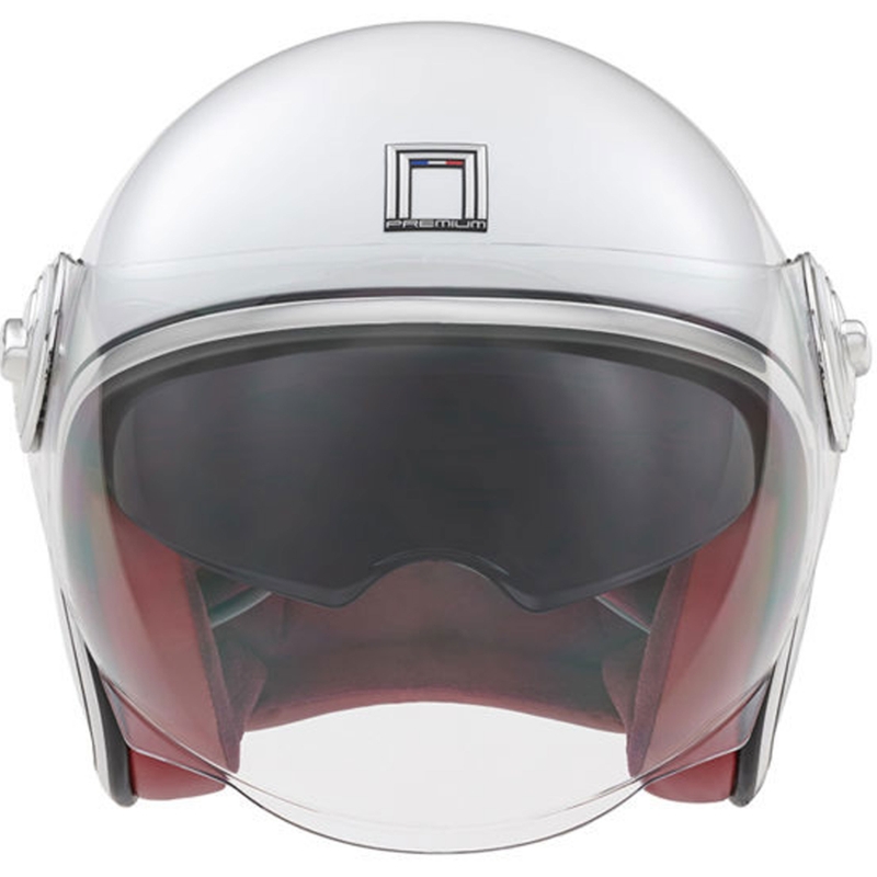 Otvorena motociklistička kaciga NOX PREMIUM Heritage bijela