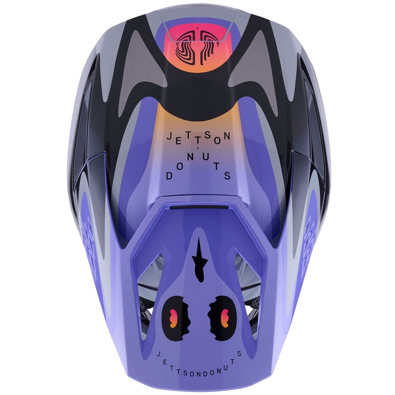 Alpinestars S-M3 JETT LAWRENCE edition dječja motocross kaciga sivo-ljubičasto-crna