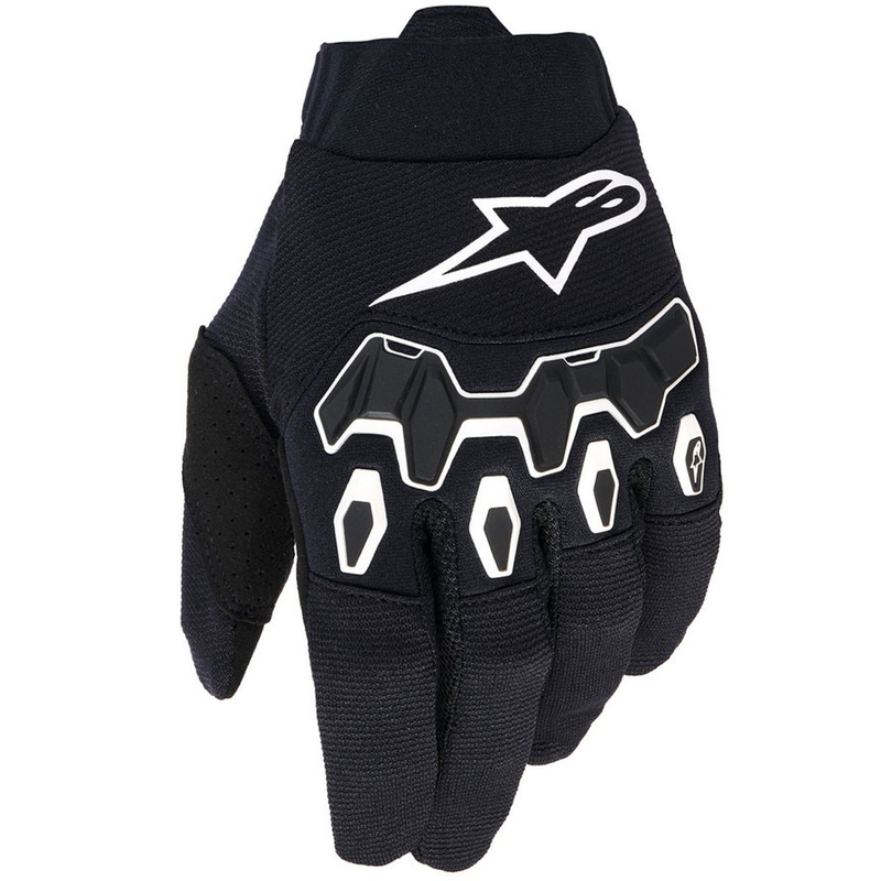 Alpinestars Full Bore V2 Dječje motokros rukavice crno-bijele