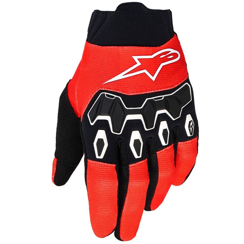 Alpinestars Full Bore V2 Dječje motokros rukavice crveno-crno-bijele