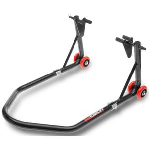 Prednji/stražnji stalak za motocikl Q-TECH crni