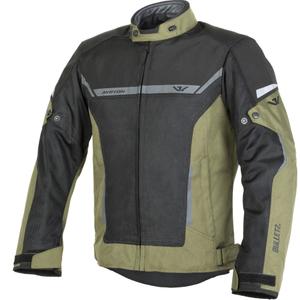 Ayrton Bullet II Flow motociklistička jakna tamnozeleno-sivo-crna
