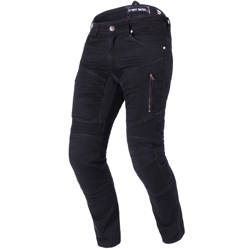 Motociklističke traperice Street Racer Stretch II CE crne